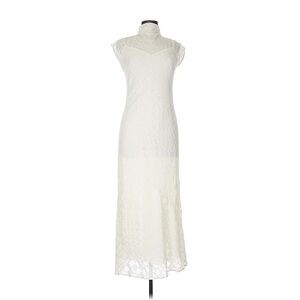 Zara ZW Collection Long Embroidered Maxi Dress